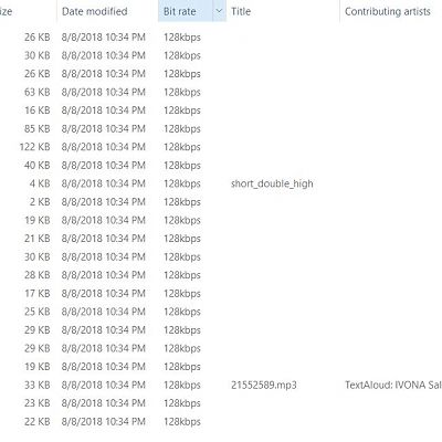 Media 'DB1 FW 180726 audio files' in category 'Captures'